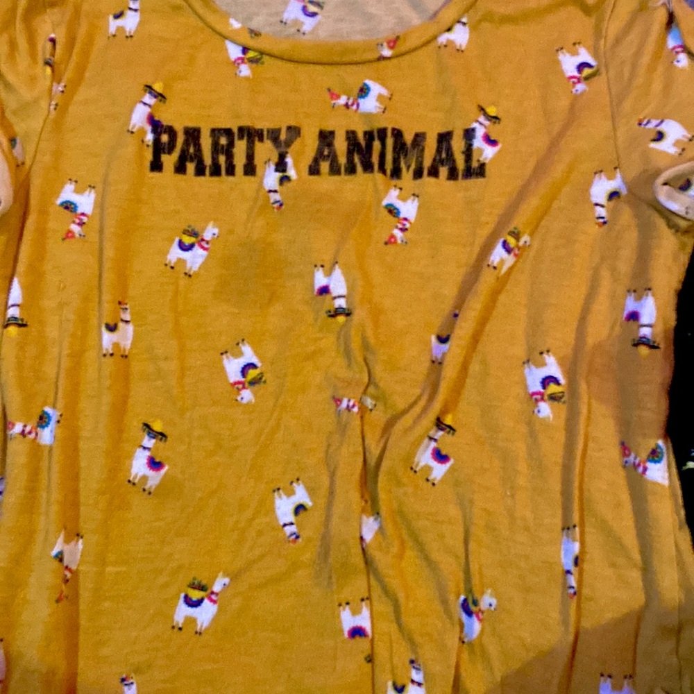 party animal llama shirt